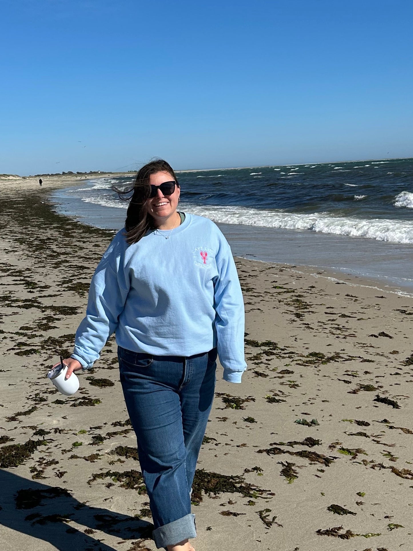 Cape Cod Girls Club Embroidered Sweatshirt