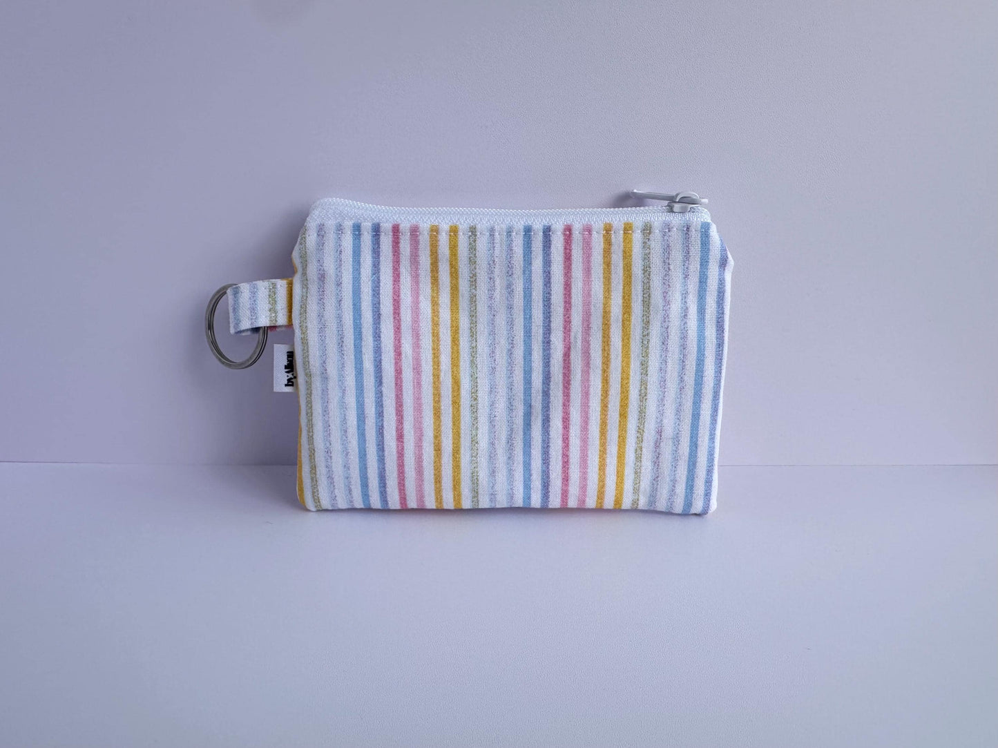 Wristlet & Wallet in pastel stripes