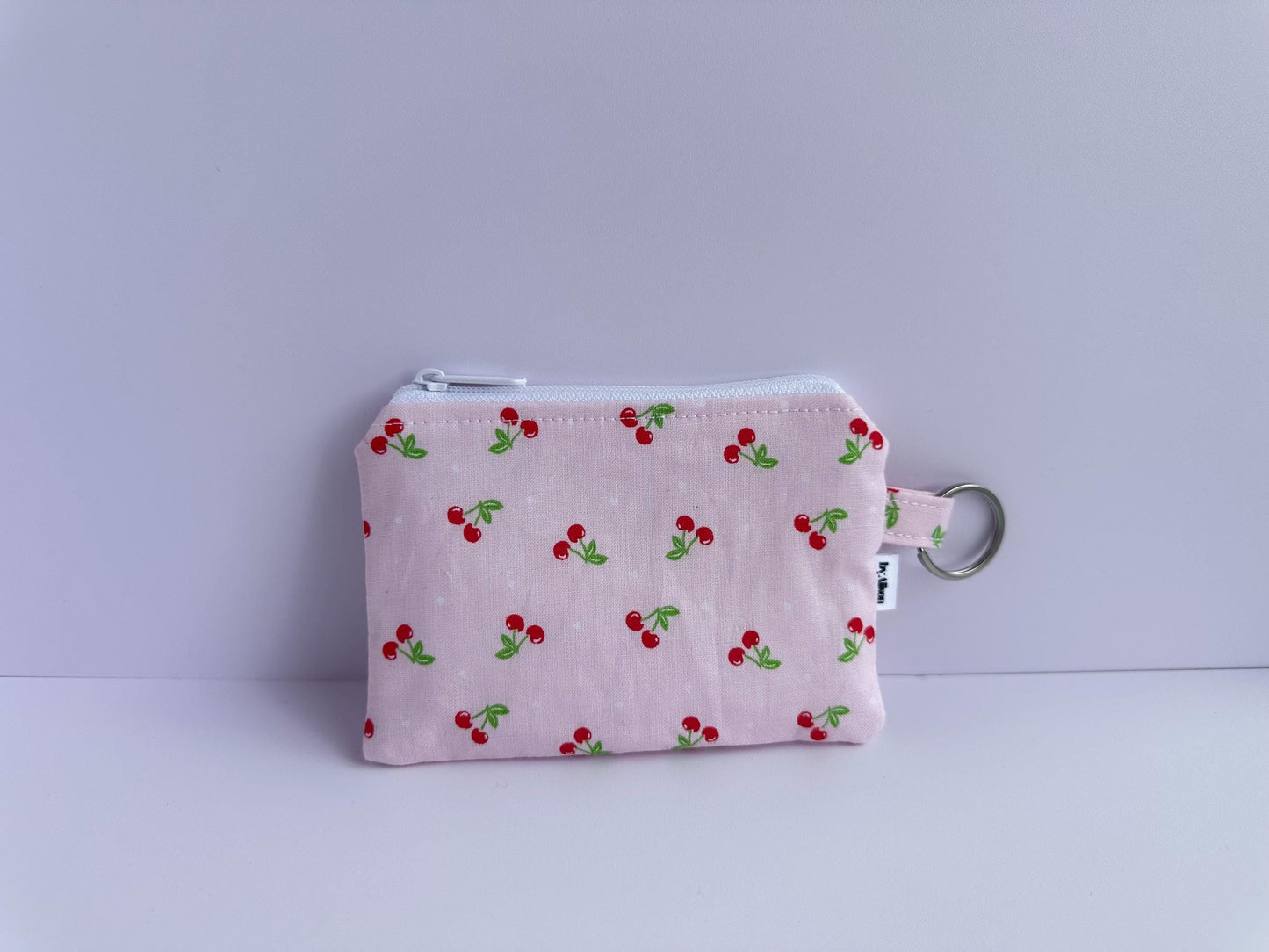 Wristlet & Wallet in pink cherries